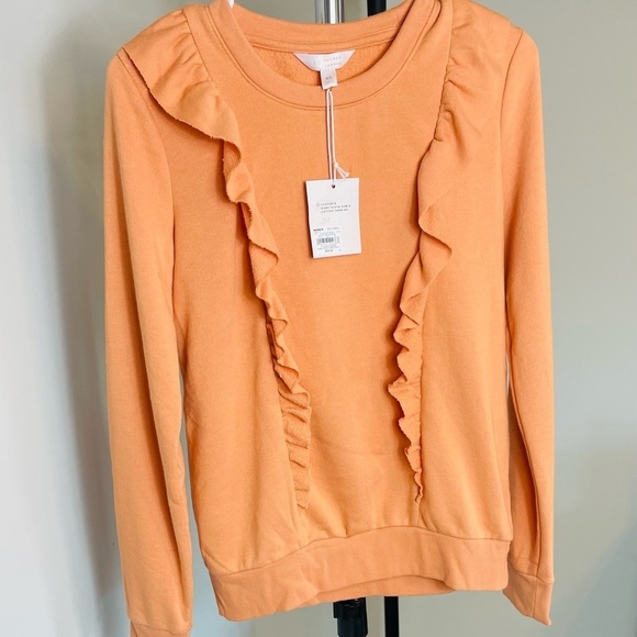 Lauren Conrad Front Ruffle Sweatshirt - Picture 3 of 4